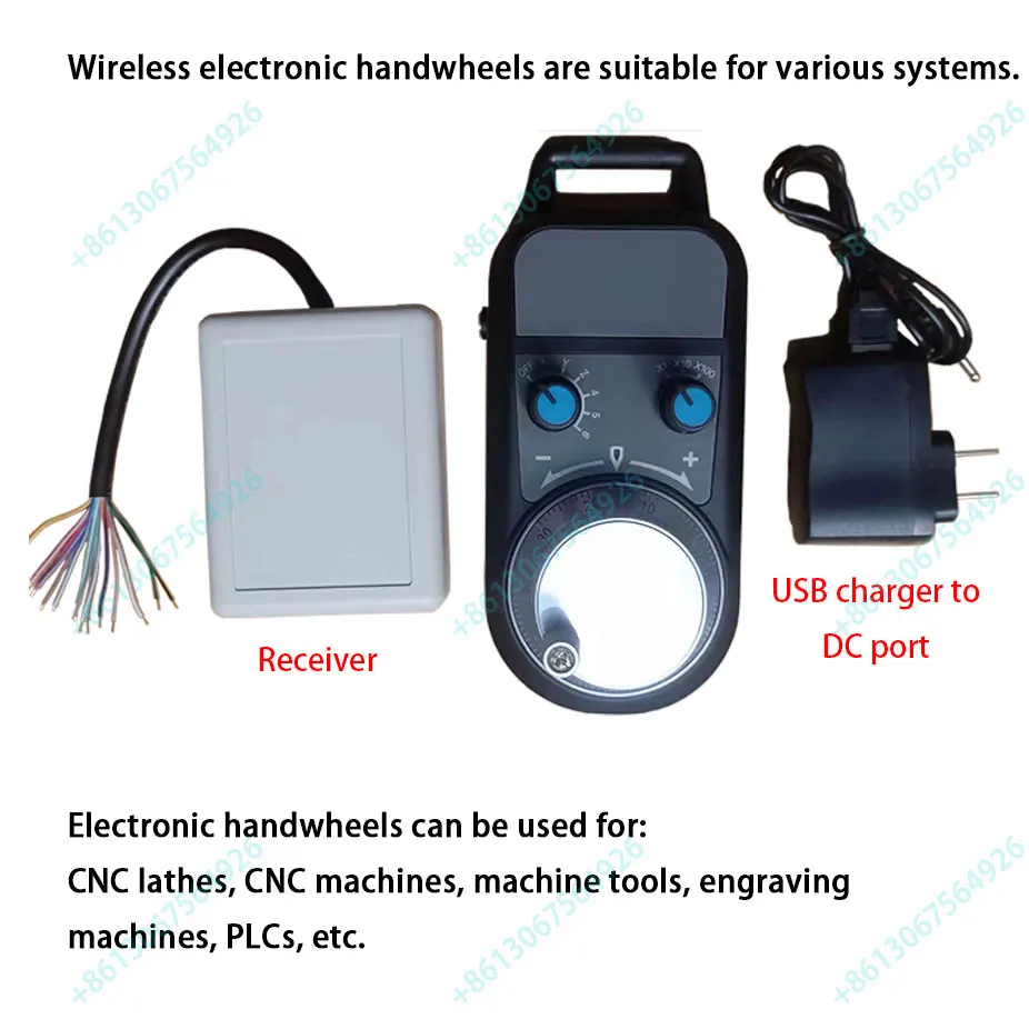 Wireless electronic handwheel universal wireless pulse generator engraving machine gantry milling machining center system
Wireless electronic handwheel universal wireless pulse generator engraving machine gantry milling machining center system