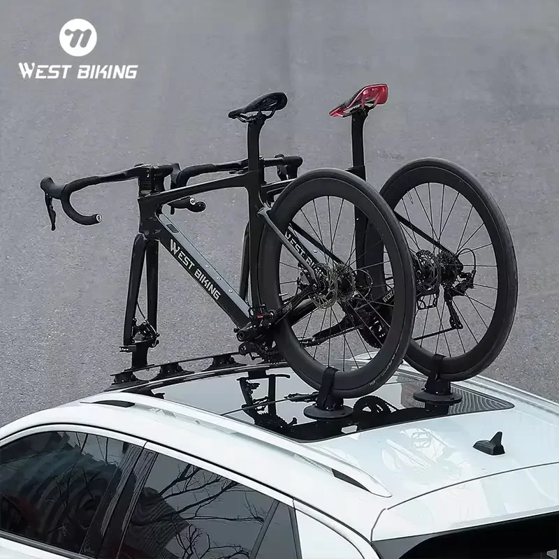 WEST BIKING Bicycle Suction Cup Rack With Storage Bag Aluminum Alloy Suction Cup Roof-Top Rear Bike Rack Car Roof Bicycle Rack
WEST BIKING Bicycle Suction Cup Rack With Storage Bag Aluminum Alloy Suction Cup Roof-Top Rear Bike Rack Car Roof Bicycle Rack