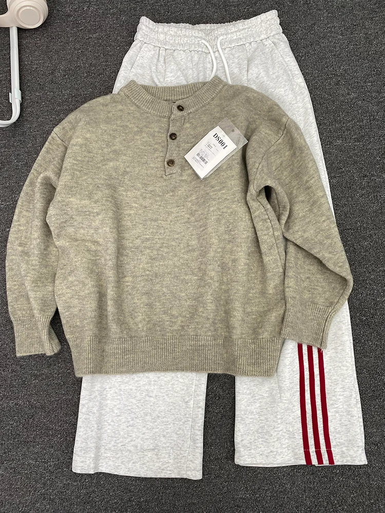 Мужской свитер Light ey Henry Collar Knitwear, осенне-зимний, в американском ретро-стиле, с эффектом высокого класса, свободного кроя, базовый слой
Мужской свитер Light ey Henry Collar Knitwear, осенне-зимний, в американском ретро-стиле, с эффектом высокого класса, свободного кроя, базовый слой