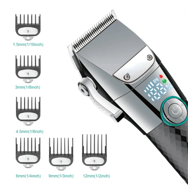 DFNDZ Hair Trimmer Rechargeable Hair Clipper Hair Cutting Machine Portable Barber Trimmer for Men V-682
DFNDZ Hair Trimmer Rechargeable Hair Clipper Hair Cutting Machine Portable Barber Trimmer for Men V-682