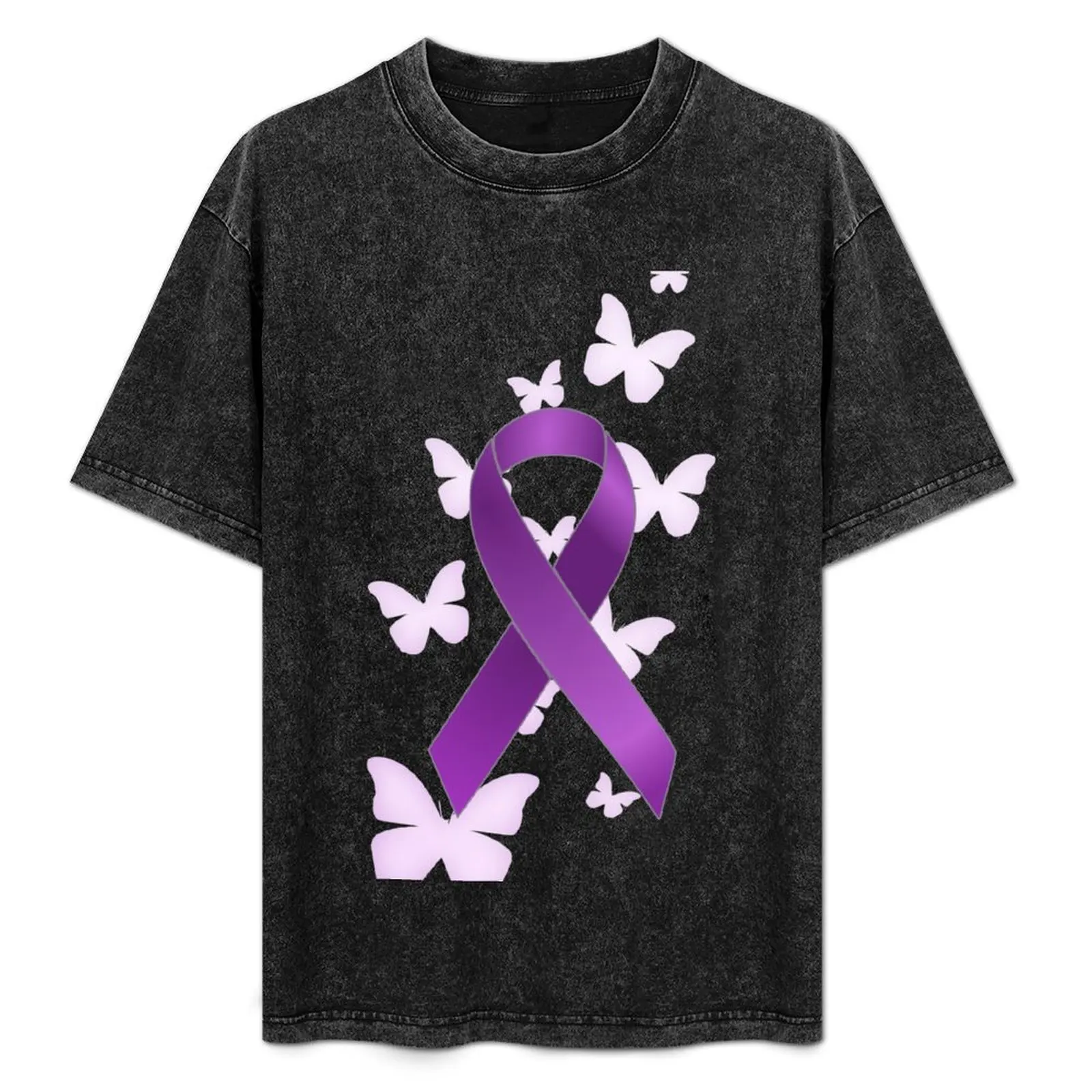 Purple Awareness Ribbon with Butterflies T-Shirt High Elasticity Sports T-Shirt
Purple Awareness Ribbon with Butterflies T-Shirt High Elasticity Sports T-Shirt