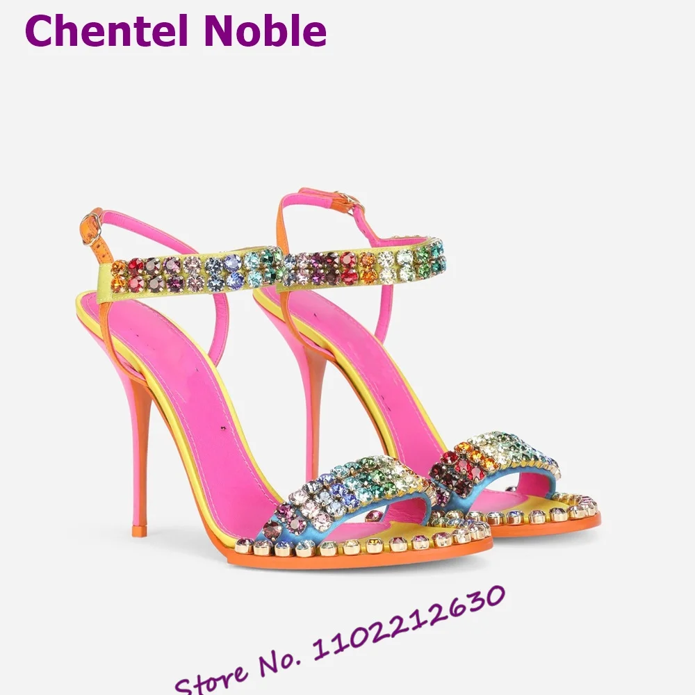 Patchwork Color Diamond Sandals Summer Sexy Fashion Open Toe High Heels Sandals Luxury Women Shoes Party Daily Designer Shoes
Patchwork Color Diamond Sandals Summer Sexy Fashion Open Toe High Heels Sandals Luxury Women Shoes Party Daily Designer Shoes