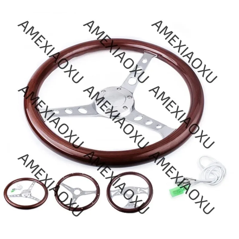 15-дюймовый руль 380 мм, классический спортивный руль с деревянным зерном, серебряными матовыми спицами, хромированный руль
15-дюймовый руль 380 мм, классический спортивный руль с деревянным зерном, серебряными матовыми спицами, хромированный руль