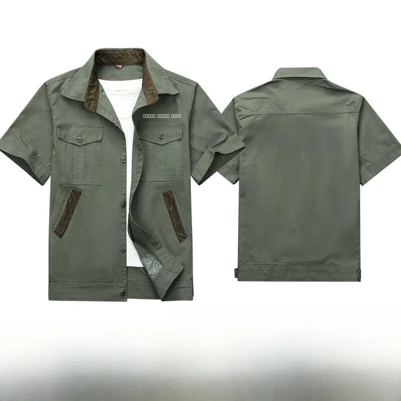 Summer Work orm Men's ort Sve Thin Pure Cotton Camouflage Clothing Welding Labor Protection Clothes Resista...
Summer Work orm Men's ort Sve Thin Pure Cotton Camouflage Clothing Welding Labor Protection Clothes Resista...