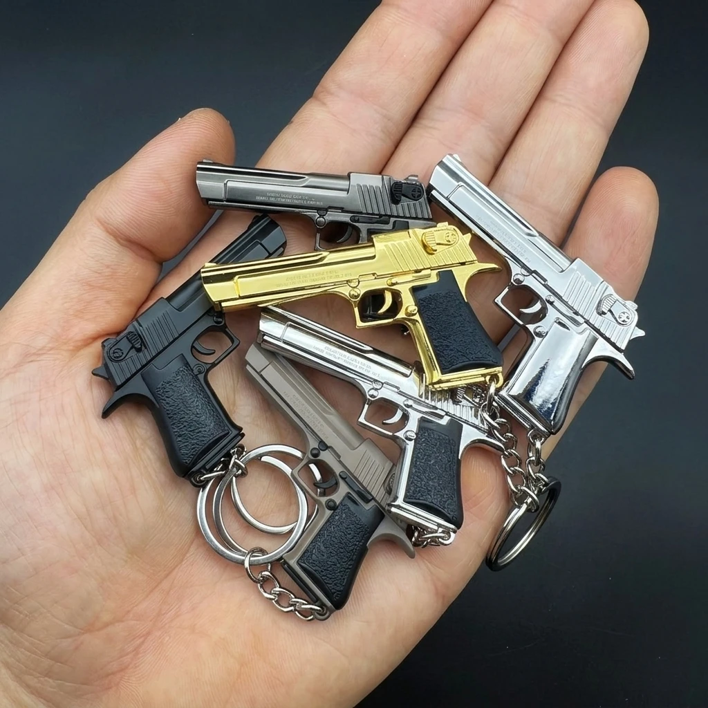 1:4 Desert Eagle Mini Alloy Keychain Model Gun Metal Replica Creative Pendant Bag Charm Key Ring Gift Collectible
1:4 Desert Eagle Mini Alloy Keychain Model Gun Metal Replica Creative Pendant Bag Charm Key Ring Gift Collectible