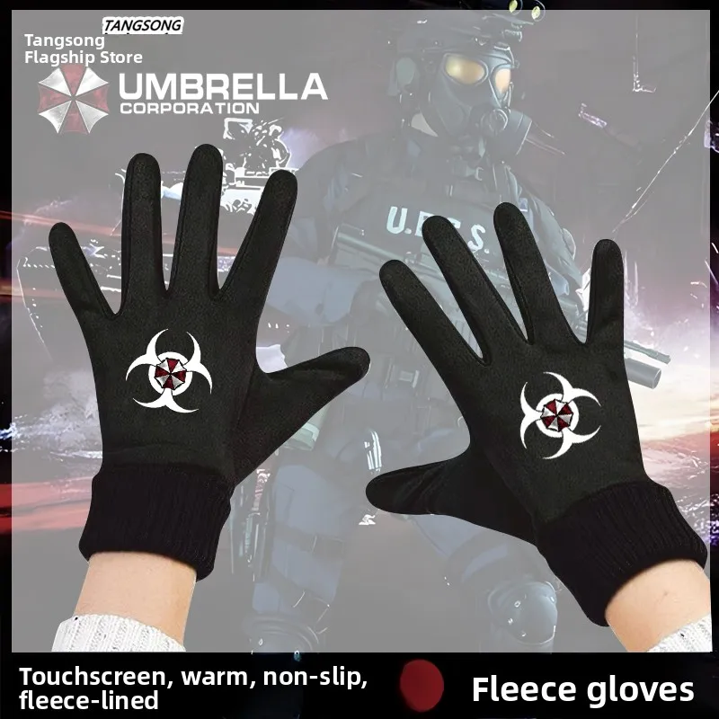 Biohazard Game Movie Umbrella Corporation Touchscreen Cycling Gloves Fce Lined Biking Mittens for Men And Women
Biohazard Game Movie Umbrella Corporation Touchscreen Cycling Gloves Fce Lined Biking Mittens for Men And Women