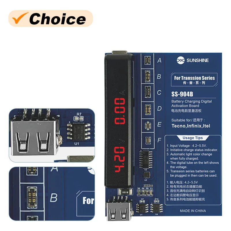 Электронная сигарета SUNSHINE для батареи TECNO Itel Infinix Series с цифровым дисплеем, инструмент для быстрой зарядки
Электронная сигарета SUNSHINE для батареи TECNO Itel Infinix Series с цифровым дисплеем, инструмент для быстрой зарядки