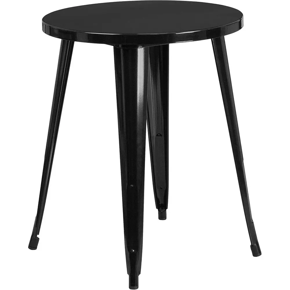 EMMA + OLIVER Commercial Grade 24" Round Black Metal Indoor-Outdoor Table
EMMA + OLIVER Commercial Grade 24" Round Black Metal Indoor-Outdoor Table