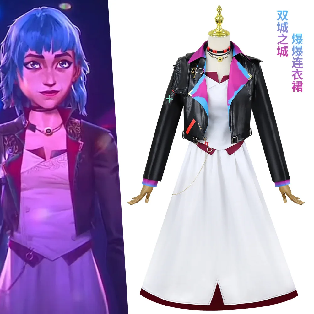 Игра LOL Arcane Косплей BAOBAO Косплей Костюм Jinx Пальто Юбки Новые Наряды Костюм Вечерние Ролевые Игры Одежда
Игра LOL Arcane Косплей BAOBAO Косплей Костюм Jinx Пальто Юбки Новые Наряды Костюм Вечерние Ролевые Игры Одежда