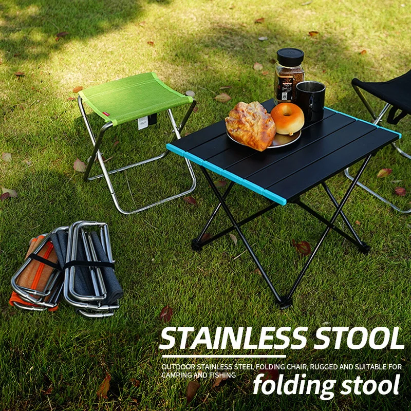Stainless Steel Spring Folding Stool Portable Outdoor Fishing Camping Barbecue Folding Stool Chair Accessories Tool
Stainless Steel Spring Folding Stool Portable Outdoor Fishing Camping Barbecue Folding Stool Chair Accessories Tool