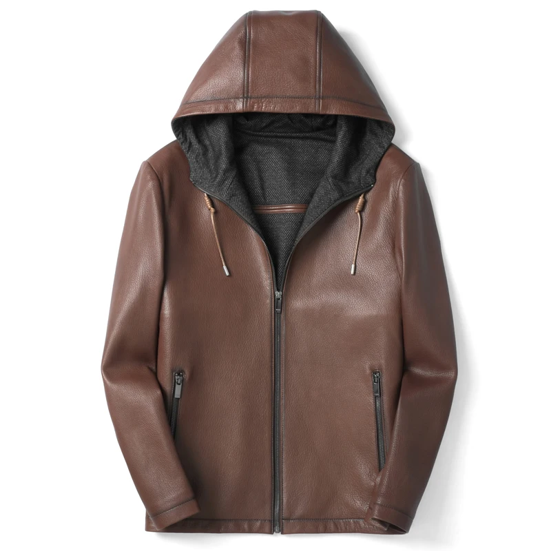 Autumn And Wnter New High-end Deerskin Leather Coat Men's Genuine Leather Jacket cCasual Pure Leather Single Coat
Autumn And Wnter New High-end Deerskin Leather Coat Men's Genuine Leather Jacket cCasual Pure Leather Single Coat