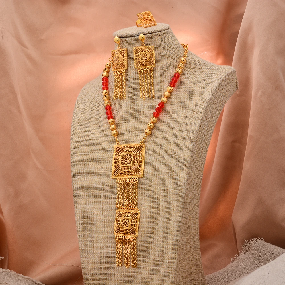 Indian Chokers Wedding Chain Jewelry Sets Gold Color Earrings For Women African/Dubai/Arab /Party Wife Jewelry Set Gifts
Indian Chokers Wedding Chain Jewelry Sets Gold Color Earrings For Women African/Dubai/Arab /Party Wife Jewelry Set Gifts