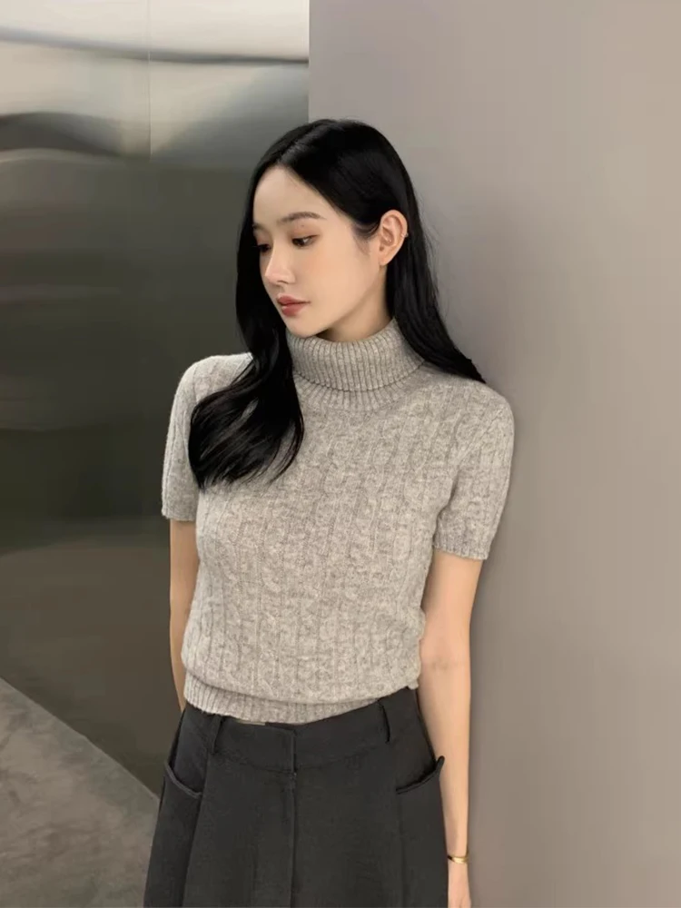 High Collar ort Sve Sweater Women's Spring Autumn New Sle Retro Slimming Pure Color Inner Knitted Top Faionable Commute
High Collar ort Sve Sweater Women's Spring Autumn New Sle Retro Slimming Pure Color Inner Knitted Top Faionable Commute