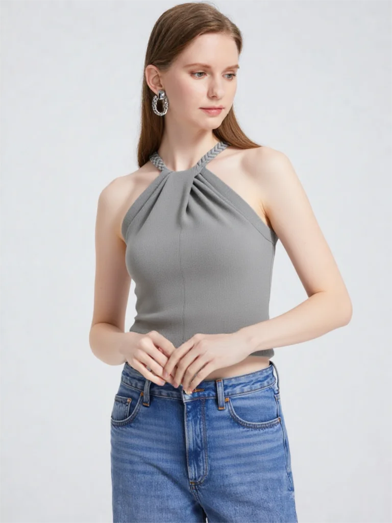 tank top 2000s clothes 2026 Summer Grey Halter Cami Women Going Out Sleeveless Crop Tank Top Slim Fit Layering Vest
tank top 2000s clothes 2026 Summer Grey Halter Cami Women Going Out Sleeveless Crop Tank Top Slim Fit Layering Vest