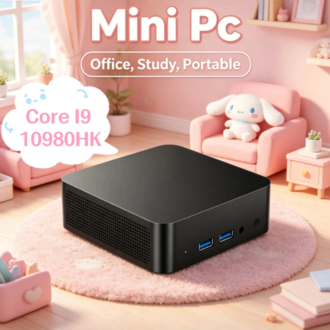 Mini Desktop PC Core I9 10980HK Stable Performance Energy Efficient Windows 11 Pro WIFI 6 BT5.2 32GB RAM 4K HD Display
Mini Desktop PC Core I9 10980HK Stable Performance Energy Efficient Windows 11 Pro WIFI 6 BT5.2 32GB RAM 4K HD Display