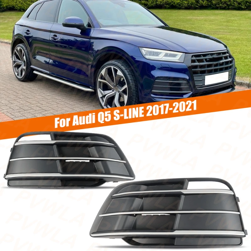 Front Bumper Fog Light Lamp Grille Cover With Base Plate For Audi Q5 S-LINE 2017 2018 2019 2020 2021 Car Accessories
Front Bumper Fog Light Lamp Grille Cover With Base Plate For Audi Q5 S-LINE 2017 2018 2019 2020 2021 Car Accessories