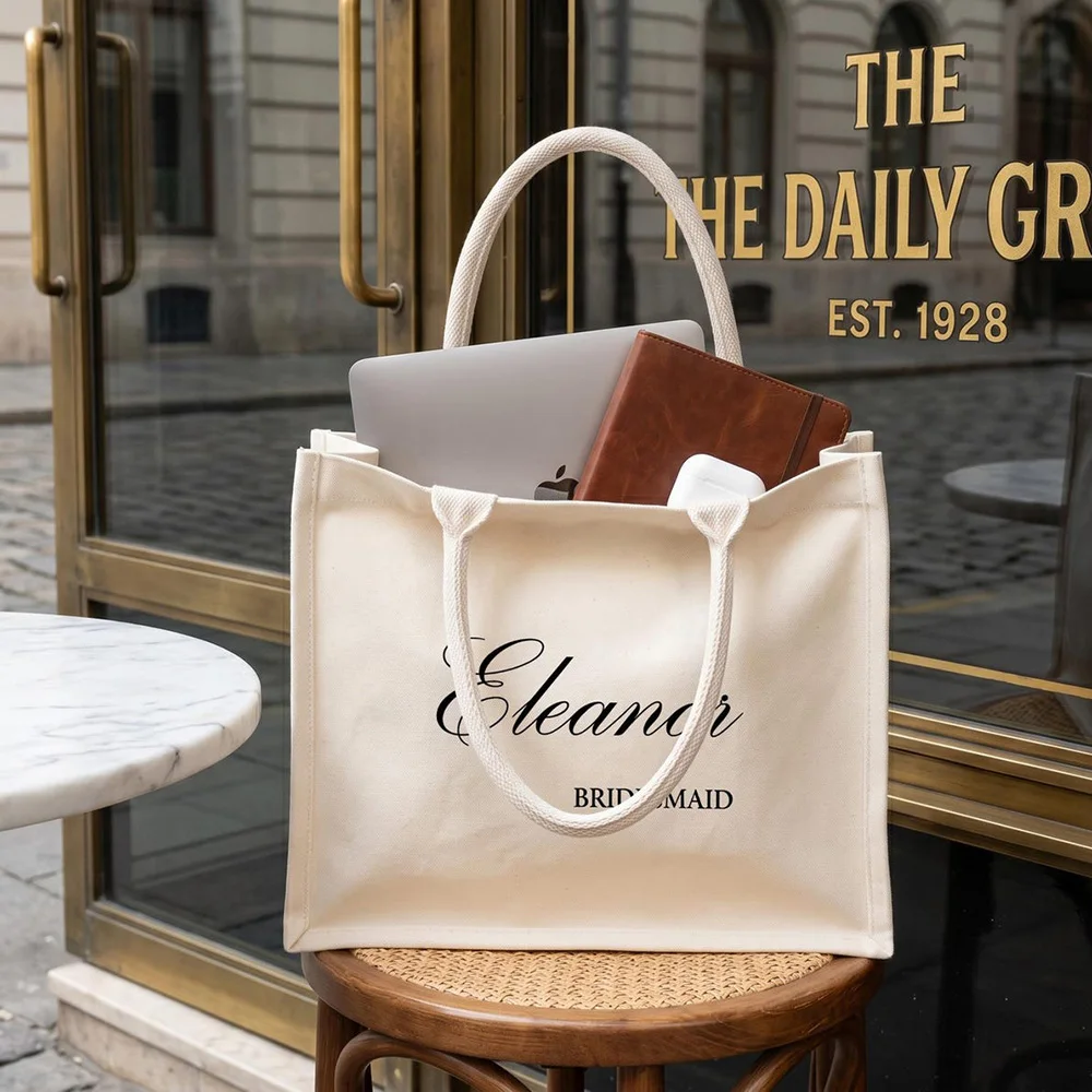 Custom Neutral Tote Bag Washable Minimalist Style Soft Beige for Shopping Work Picnic Party Travel Gift
Custom Neutral Tote Bag Washable Minimalist Style Soft Beige for Shopping Work Picnic Party Travel Gift