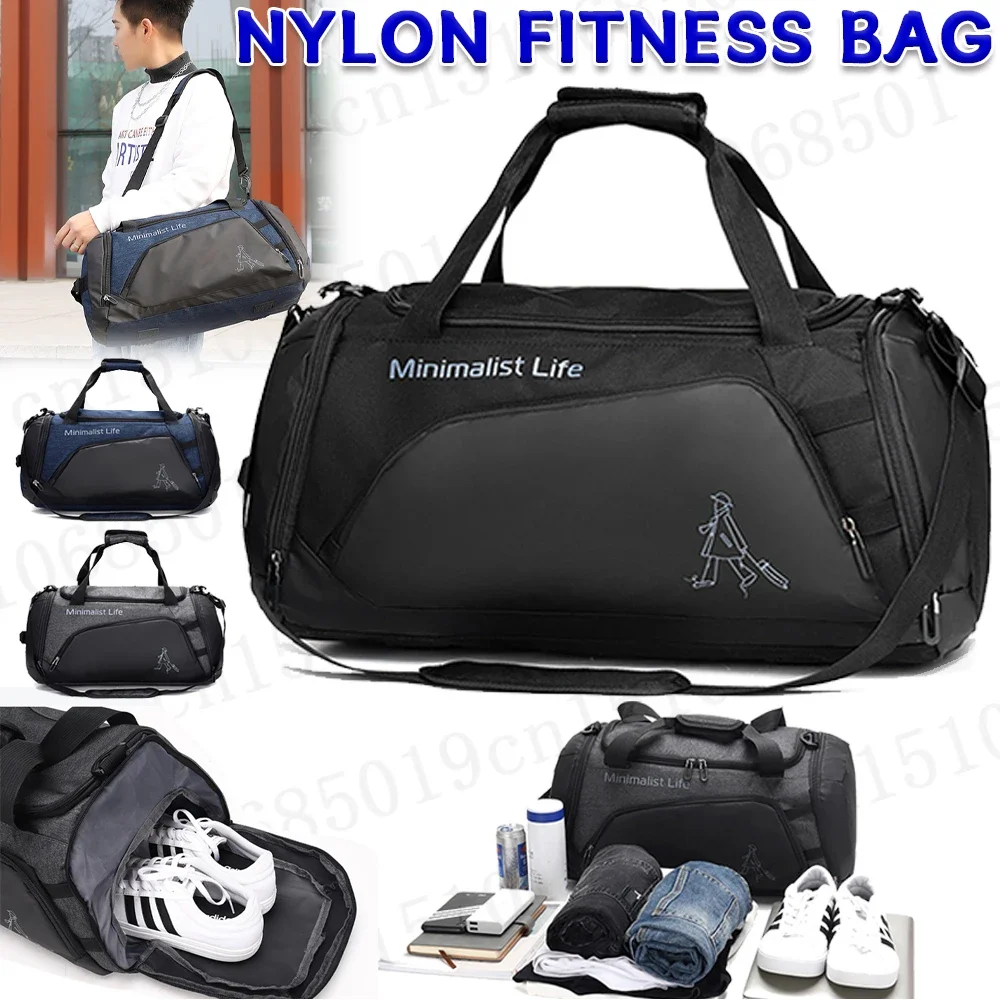 Nylon Large Capacity Portable Gym Bags Multifunctional Fitness Bags Wet Dry Shoulder Handbags for Travel Swimming Shoes Bag
Nylon Large Capacity Portable Gym Bags Multifunctional Fitness Bags Wet Dry Shoulder Handbags for Travel Swimming Shoes Bag