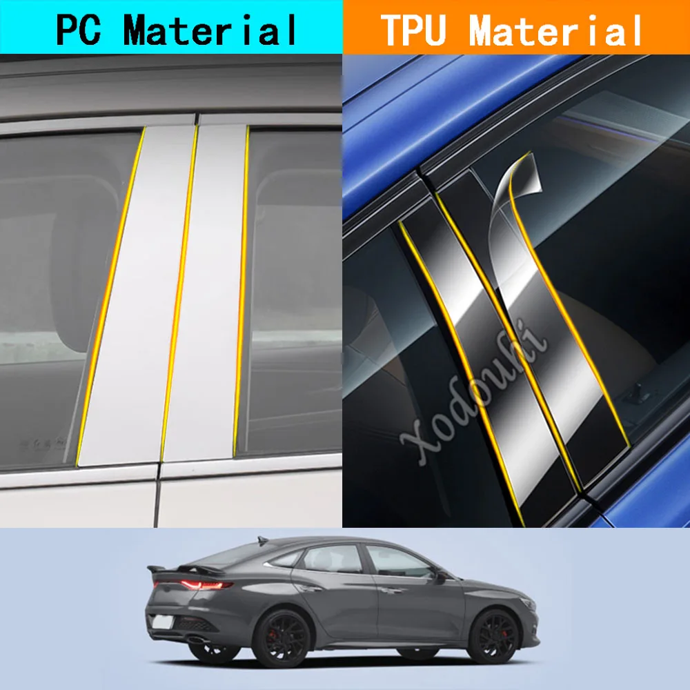 Car TPU/Glossy Mirror Pillar Post Cover Door Trim Window Molding Sticker Parts 6pcs For Hyundai LAFESTA 2018 2019 2020 2021 2022
Car TPU/Glossy Mirror Pillar Post Cover Door Trim Window Molding Sticker Parts 6pcs For Hyundai LAFESTA 2018 2019 2020 2021 2022