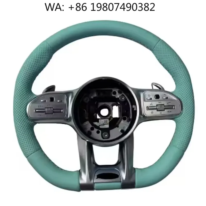 Universal Customizable Leather Sports Steering Wheel New Modified Trim Fit A45 G63 C63 Racing Car Interior Parts
Universal Customizable Leather Sports Steering Wheel New Modified Trim Fit A45 G63 C63 Racing Car Interior Parts
