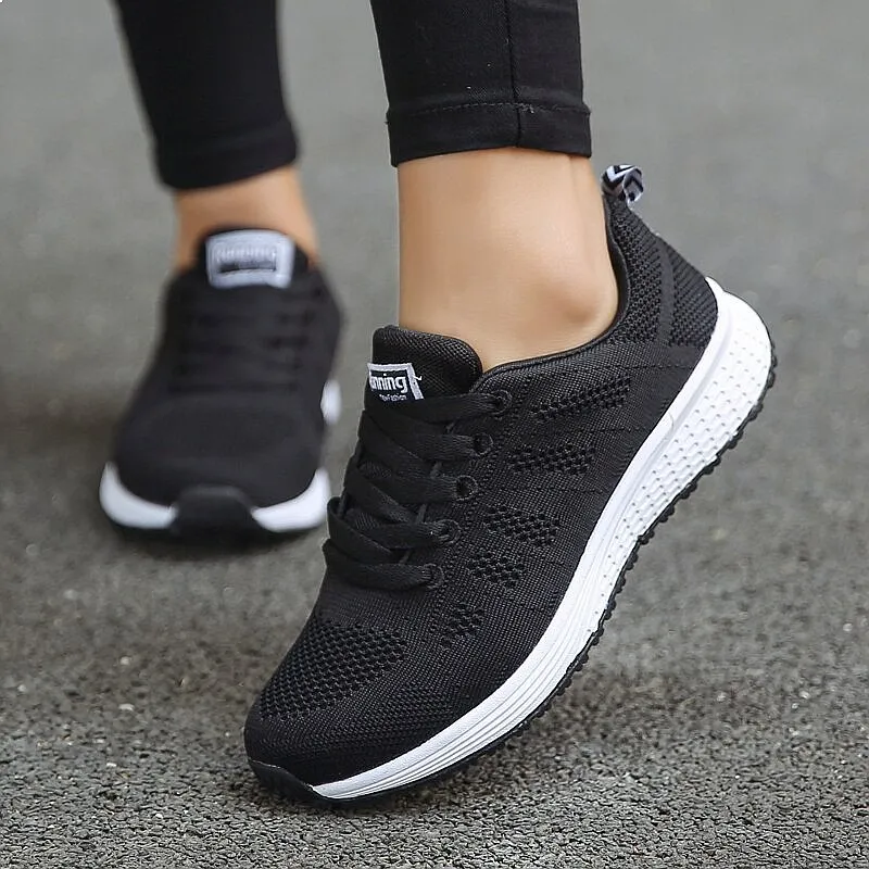 Women Casual Breathable Mesh Walking Shoes Fashion Sneakers Flat Comfortable Female White Footwear
Women Casual Breathable Mesh Walking Shoes Fashion Sneakers Flat Comfortable Female White Footwear