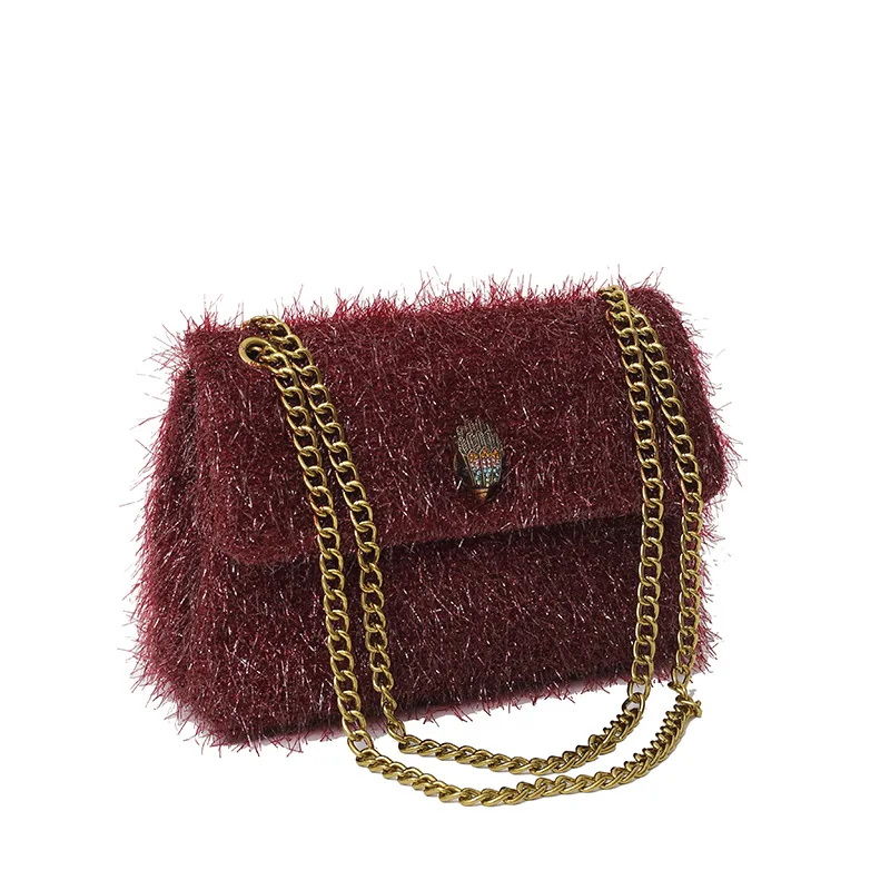 New Women's Fashionable Shining Plush Large Capacity Tote Bag High-end Shoulder Crossbody Bag Commuter Bag With Metal Chain
New Women's Fashionable Shining Plush Large Capacity Tote Bag High-end Shoulder Crossbody Bag Commuter Bag With Metal Chain