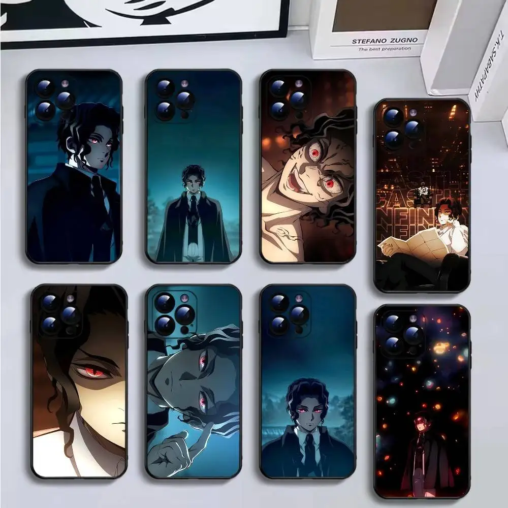 Demon S-Slayer Kibutsuji Muzan Phone Case For iPhone16,15,14,13,12,11 Plus,Pro Max,XS,X,XR,SE,Mini,8,7,Soft Silicone Black Cover
Demon S-Slayer Kibutsuji Muzan Phone Case For iPhone16,15,14,13,12,11 Plus,Pro Max,XS,X,XR,SE,Mini,8,7,Soft Silicone Black Cover