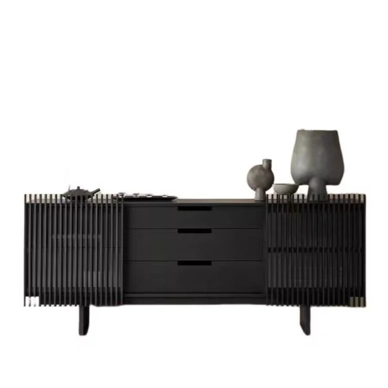 Simple design solid wood dining side cabinet Nordic retro entrance cabinet locker black bedroom cabinet high-end light luxury
Simple design solid wood dining side cabinet Nordic retro entrance cabinet locker black bedroom cabinet high-end light luxury