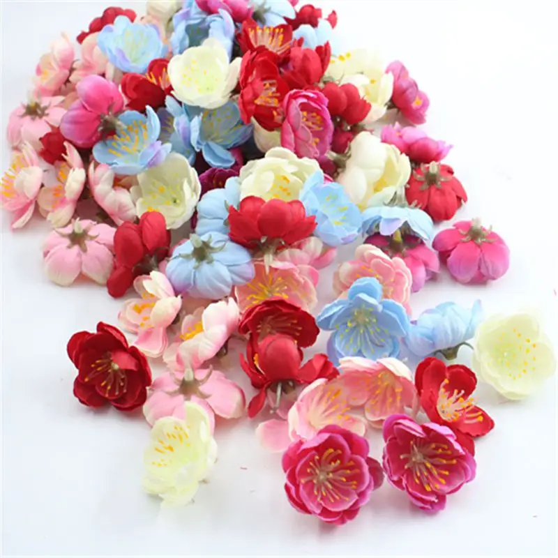 100pcs Artificial Flower sakura plum blossom Wedding Outdoor garden wall Home vase Christmas Wreath Diy Festival Gift Candy Box
100pcs Artificial Flower sakura plum blossom Wedding Outdoor garden wall Home vase Christmas Wreath Diy Festival Gift Candy Box
