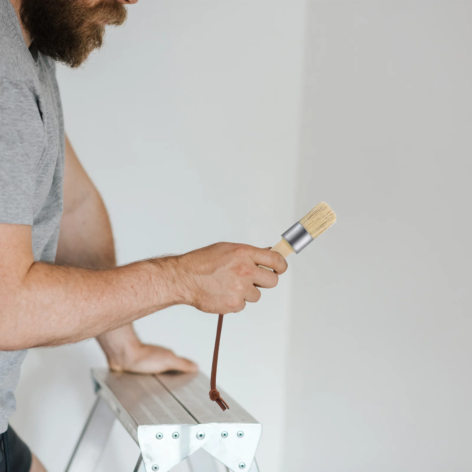 2Pcs Wood Handle Paint Brush Furniture Supply Painting Brush Tool Round Multi-Use Oil Wax Brushes Shed Resistant
2Pcs Wood Handle Paint Brush Furniture Supply Painting Brush Tool Round Multi-Use Oil Wax Brushes Shed Resistant