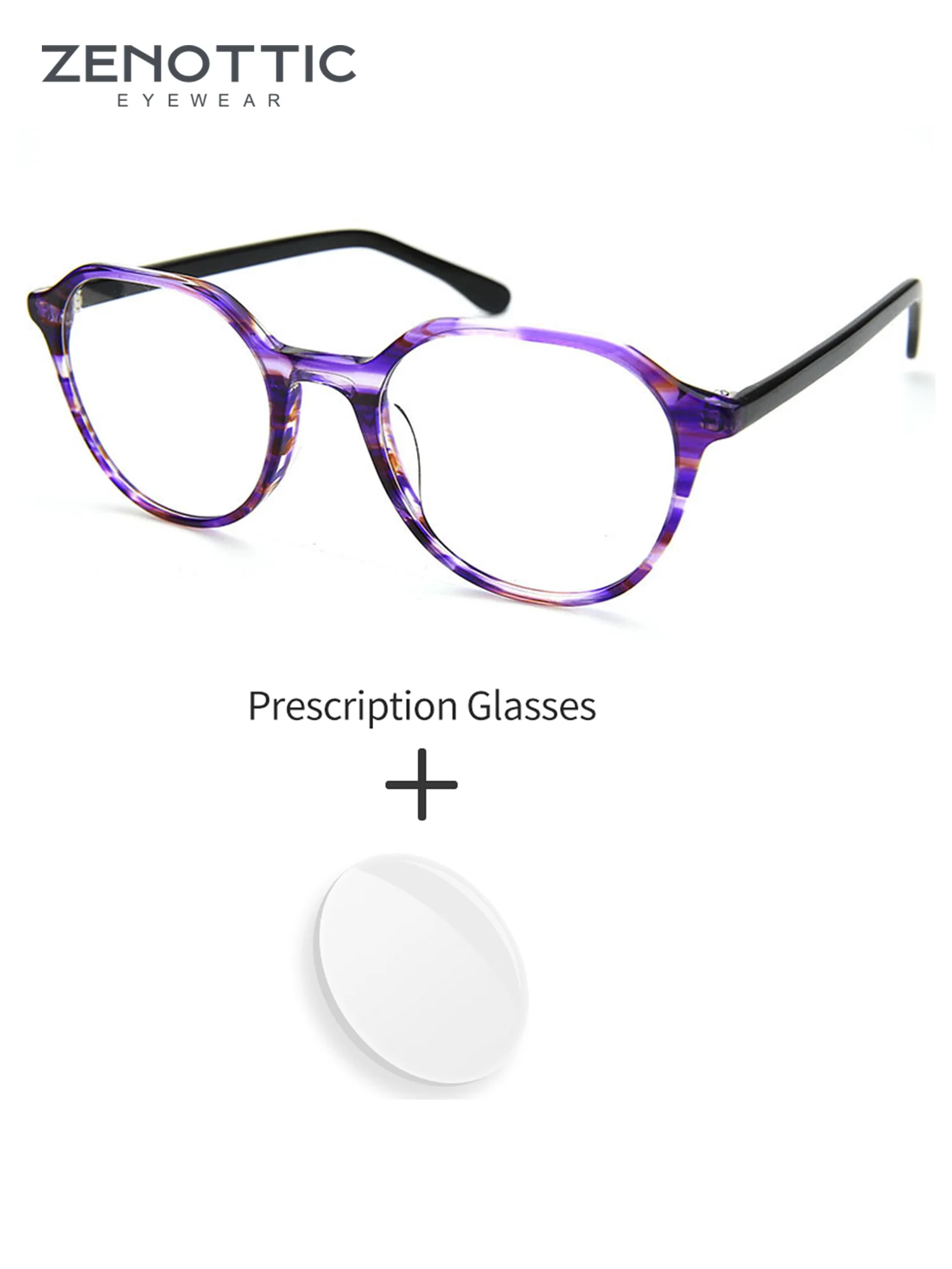 ZENOTTIC Leopard Print Stylish Women's Flower-Encased Full-Rim Oval Prescription Glasses, Acetate/Flower-Encased/Anti-Blue Light 
ZENOTTIC Leopard Print Stylish Women's Flower-Encased Full-Rim Oval Prescription Glasses, Acetate/Flower-Encased/Anti-Blue Light