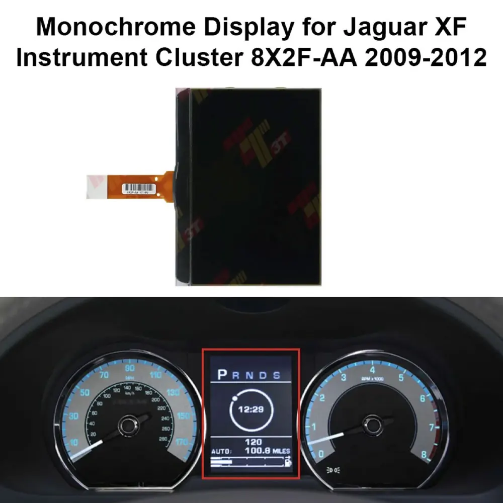 LCD Display for Jaguar XF Instrument Cluster 2009-2012 8X2F-AA
LCD Display for Jaguar XF Instrument Cluster 2009-2012 8X2F-AA