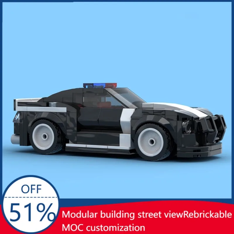 220PCS MOC Lindsey Black Version Police Sports Car Law Enforcement Vehicle Model Custom Building Blocks Educational Assembly Toy
220PCS MOC Lindsey Black Version Police Sports Car Law Enforcement Vehicle Model Custom Building Blocks Educational Assembly Toy