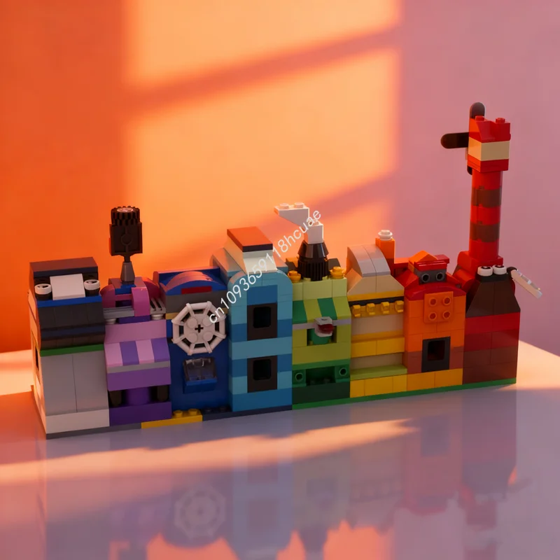 419pcs MOC Rainbow Houses Classiced Model Building Blocks DIY Creative Idea Education Christmas Gifts Brick Toys Kids Birthday
419pcs MOC Rainbow Houses Classiced Model Building Blocks DIY Creative Idea Education Christmas Gifts Brick Toys Kids Birthday