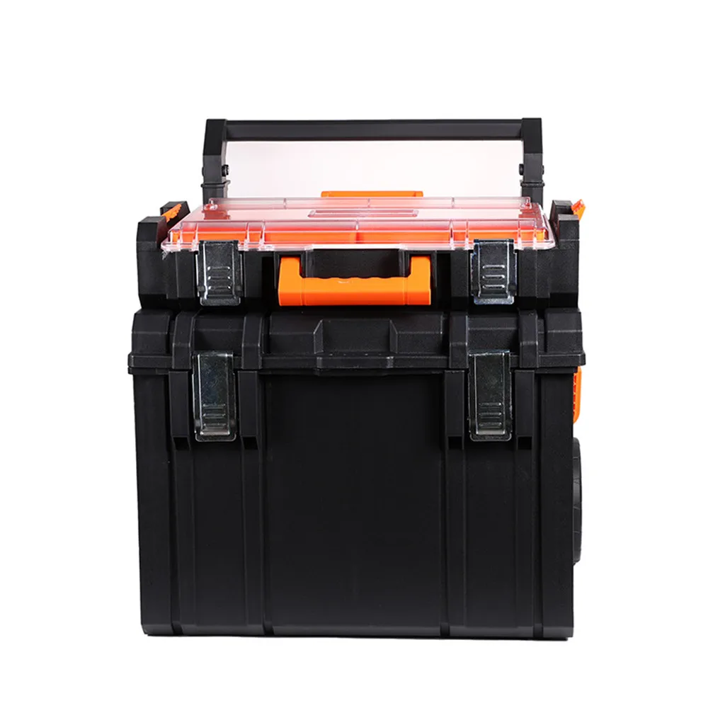 Large Capacity Tool Box Tool Box with Wheel Polymer Packout Rolling Toolbox for ToughSystem Waterproof Empty Tool Storage Box
Large Capacity Tool Box Tool Box with Wheel Polymer Packout Rolling Toolbox for ToughSystem Waterproof Empty Tool Storage Box