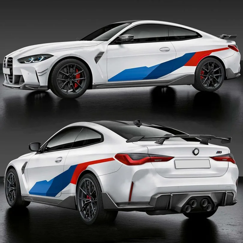Pair Sedan Decal Motorsport Side Body Skirt Waist Line Stripe Stickers Vinyl Graphics for BMW M4
Pair Sedan Decal Motorsport Side Body Skirt Waist Line Stripe Stickers Vinyl Graphics for BMW M4