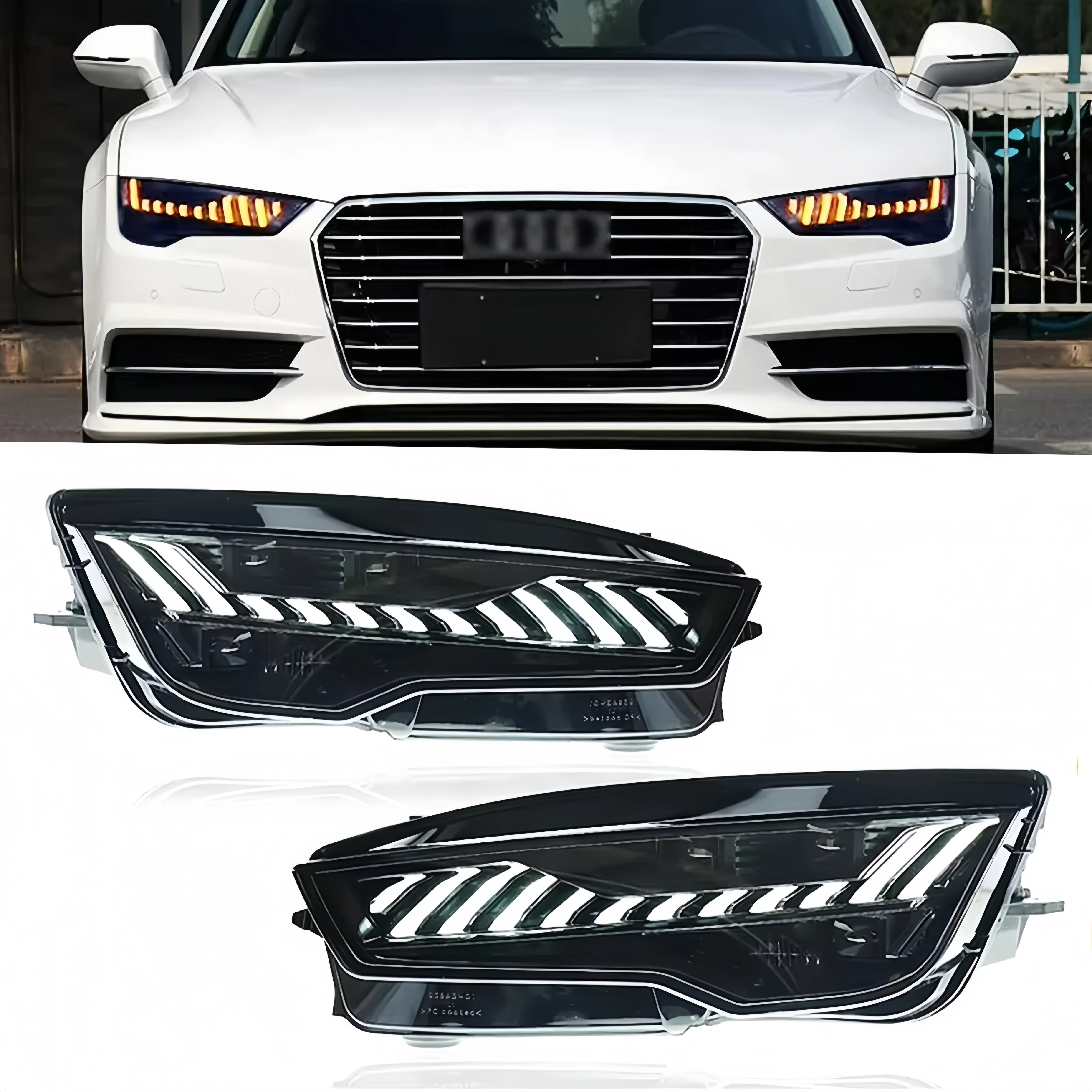 For Audi A7 LED Headlight 2011-2018 Modified RS7 Head Front Light Laser Lens Lamp Car Accessories
For Audi A7 LED Headlight 2011-2018 Modified RS7 Head Front Light Laser Lens Lamp Car Accessories