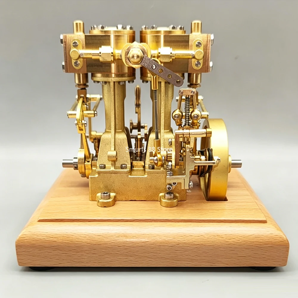M30 Vertical Steam Engine Model Brass Double Cylinder in-line Double Cylinder Reciprocating Steam Engine Experimental Model Toys
M30 Vertical Steam Engine Model Brass Double Cylinder in-line Double Cylinder Reciprocating Steam Engine Experimental Model Toys