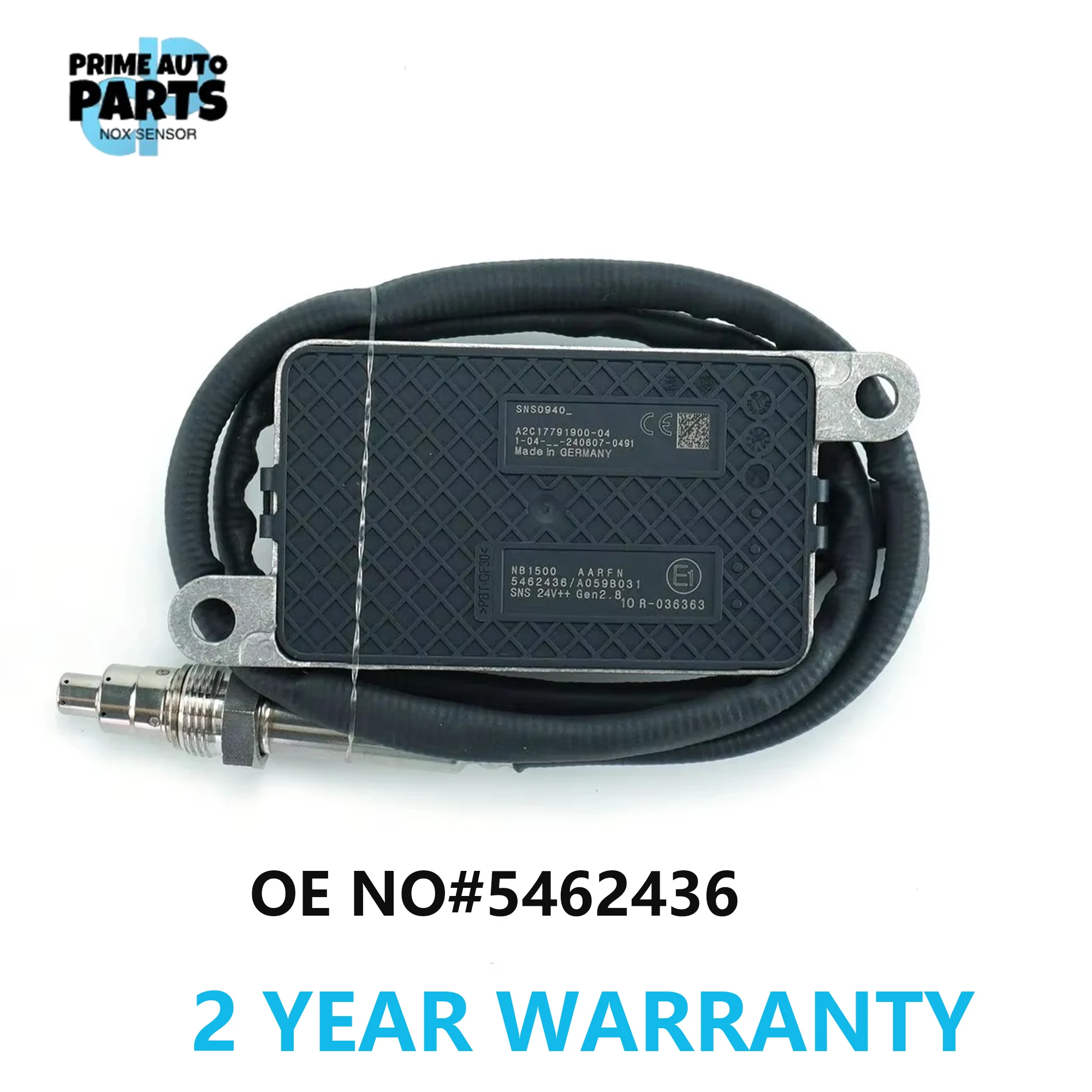NOx Senso 5462436 Nitrogen Oxide Sensor 5462436/A0598031 For Cummins Truck Parts 24V
NOx Senso 5462436 Nitrogen Oxide Sensor 5462436/A0598031 For Cummins Truck Parts 24V