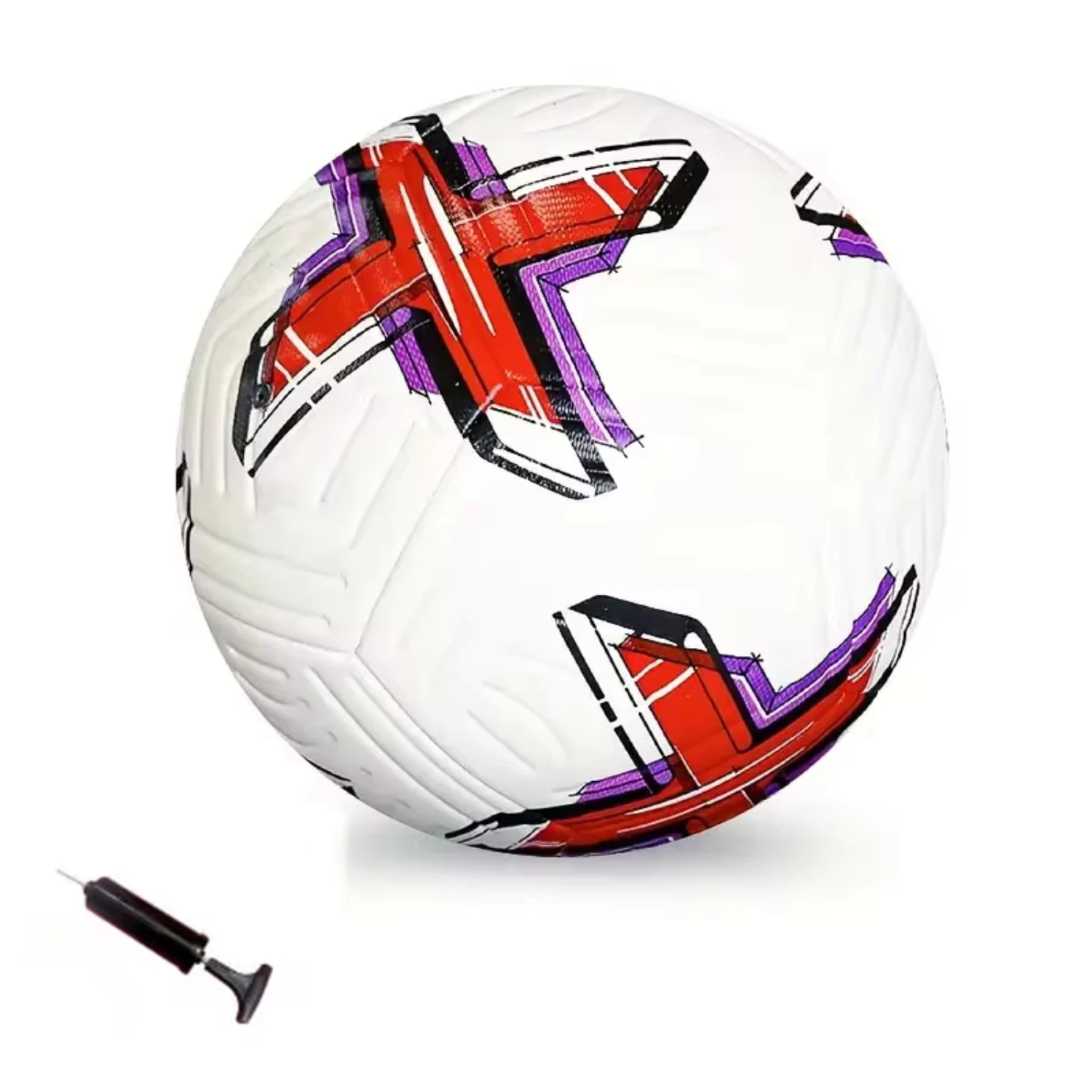 Soccer Ball Official Size 5 Three Layer Wear Rsistant Durable Soft PU Leather Seamless Football Team Match Group Train Game Play
Soccer Ball Official Size 5 Three Layer Wear Rsistant Durable Soft PU Leather Seamless Football Team Match Group Train Game Play
