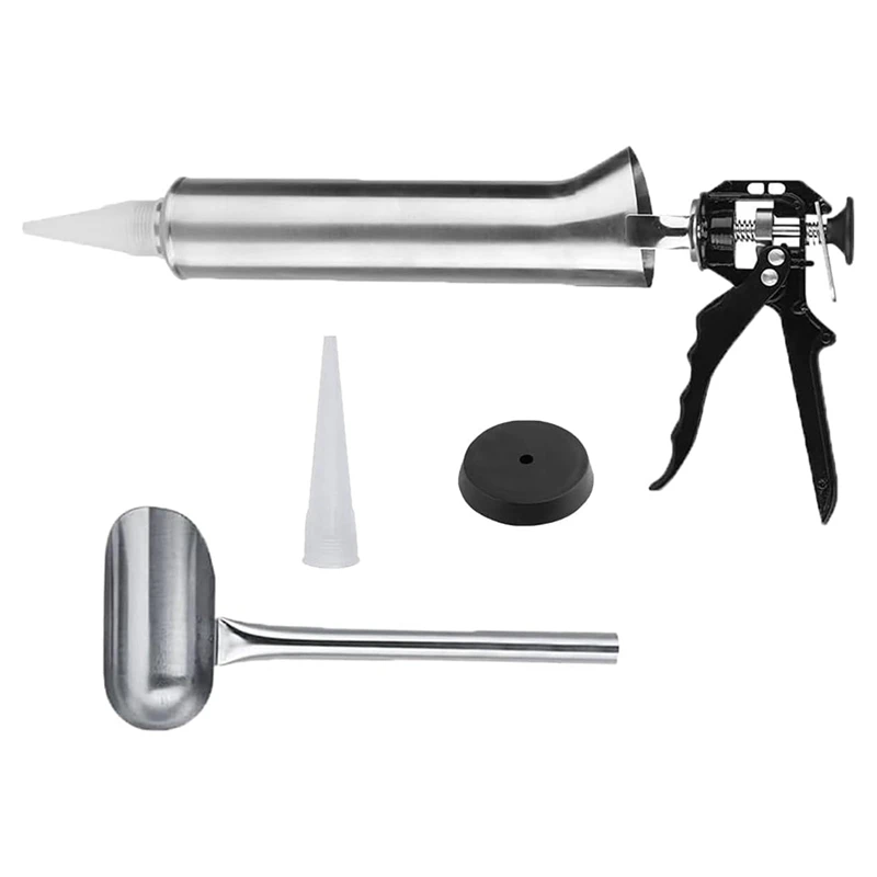 LJL-Stainless Steel Grouting-Gun With 2 Nozzles, Hand Caulk-Gun For Tile And Cement Caulking Tool
LJL-Stainless Steel Grouting-Gun With 2 Nozzles, Hand Caulk-Gun For Tile And Cement Caulking Tool
