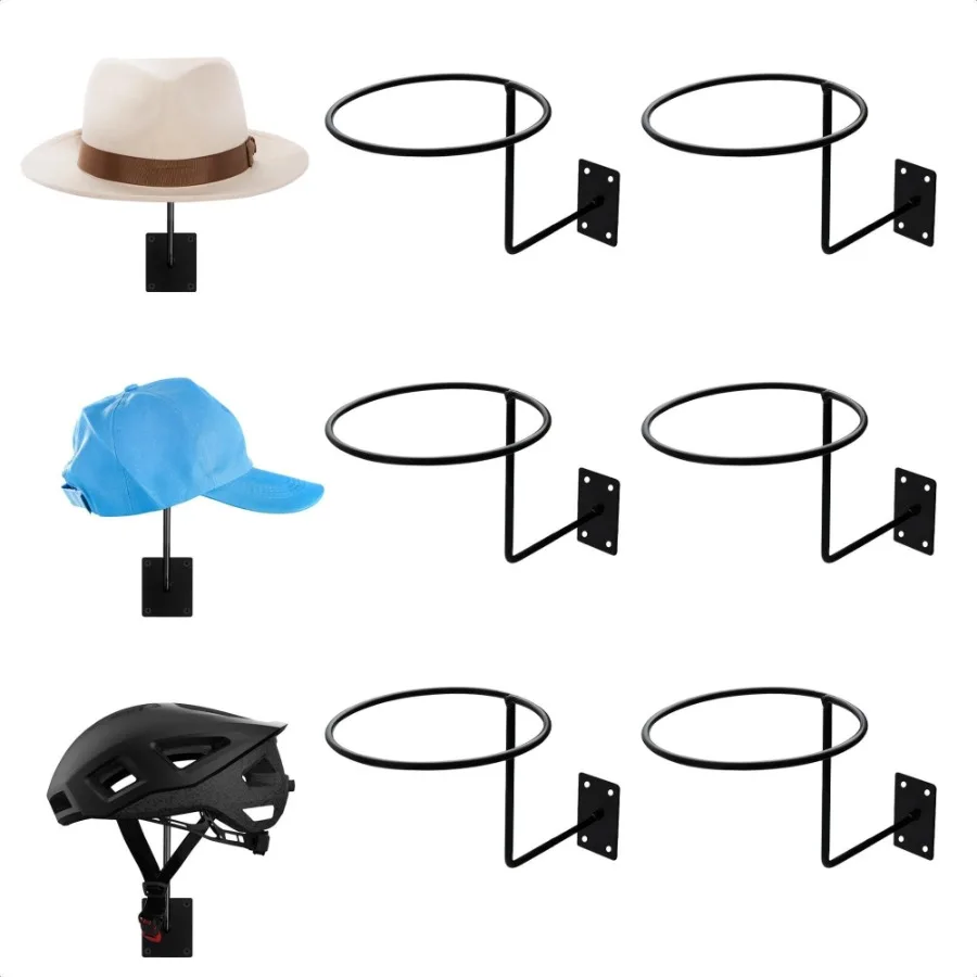 9 Pcs Helmet Holder Wall Mount Reliable Cowboy Hat Holder for Wall Made of Sturdy Metal Easy Firm Installation for Convenient S 
9 Pcs Helmet Holder Wall Mount Reliable Cowboy Hat Holder for Wall Made of Sturdy Metal Easy Firm Installation for Convenient S