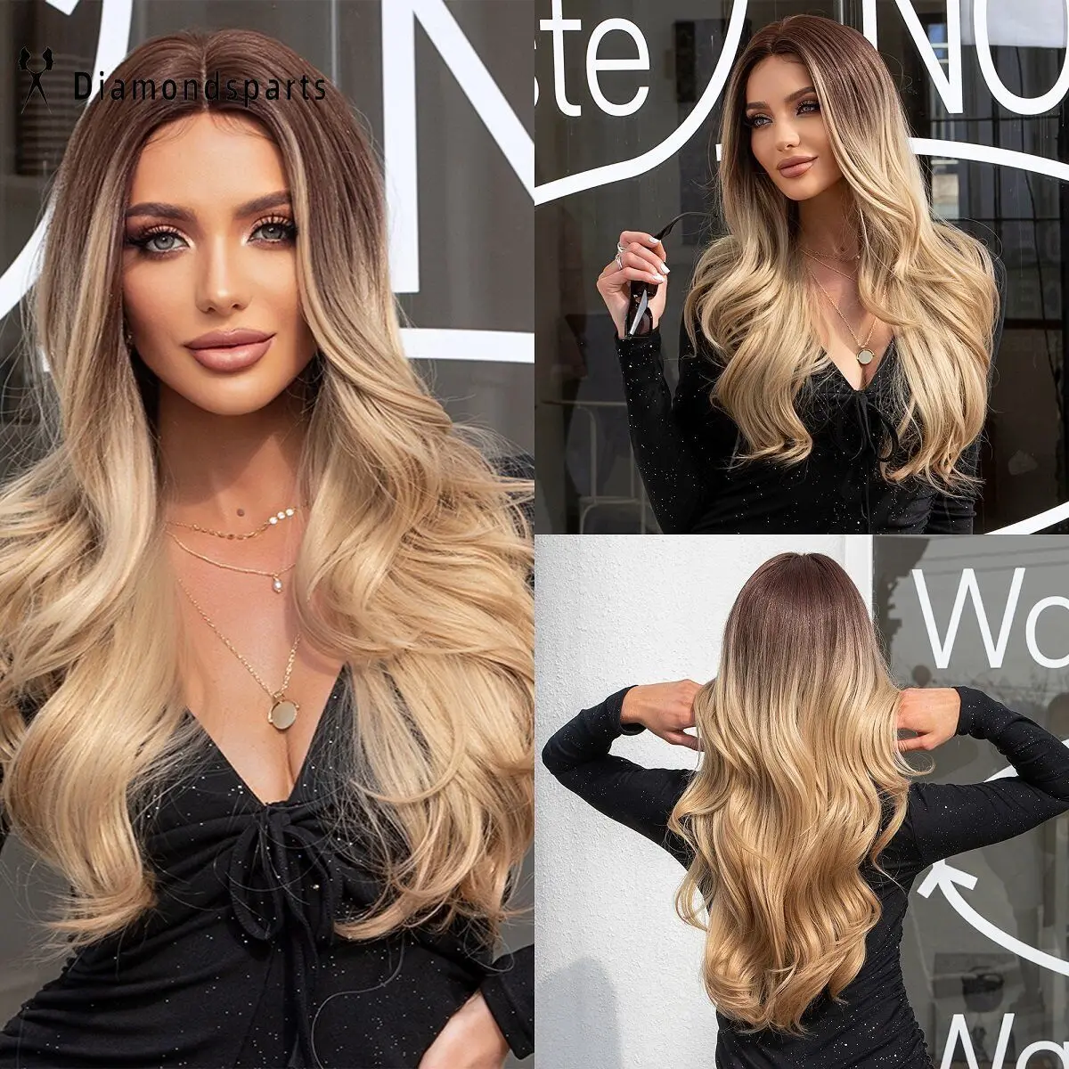 Blonde Brown Long Wavy Fashion Daily Hair Cosplay Party Full Wig for Women
Blonde Brown Long Wavy Fashion Daily Hair Cosplay Party Full Wig for Women