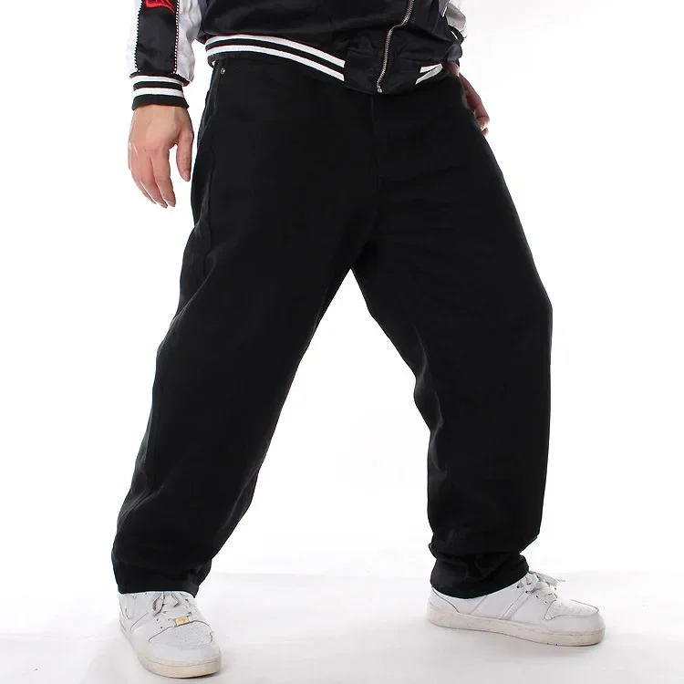 Four Seasons Men's American Hiphop Skateboard Black Solid Color Jeans Pants Casual Street Dance Loose Wide Leg Denim Trousers
Four Seasons Men's American Hiphop Skateboard Black Solid Color Jeans Pants Casual Street Dance Loose Wide Leg Denim Trousers