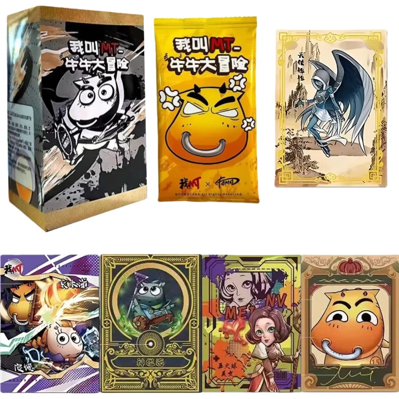 Официальный подлинный аниме-мультфильм, мое имя MT Bull Adventure World of Warcraft, серия коллекционных карточек, детские игрушки
Официальный подлинный аниме-мультфильм, мое имя MT Bull Adventure World of Warcraft, серия коллекционных карточек, детские игрушки