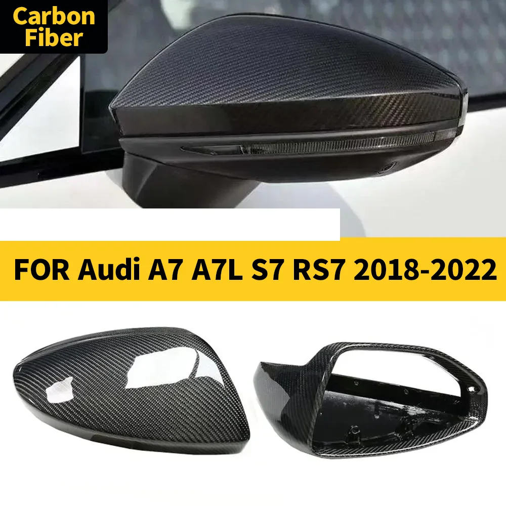 Rearview Mirror Cover for Audi A7 A7L S7 RS7 2018-2022 Real Carbon Fiber Side Mirror Shells Add on Frame Replacement Case
Rearview Mirror Cover for Audi A7 A7L S7 RS7 2018-2022 Real Carbon Fiber Side Mirror Shells Add on Frame Replacement Case