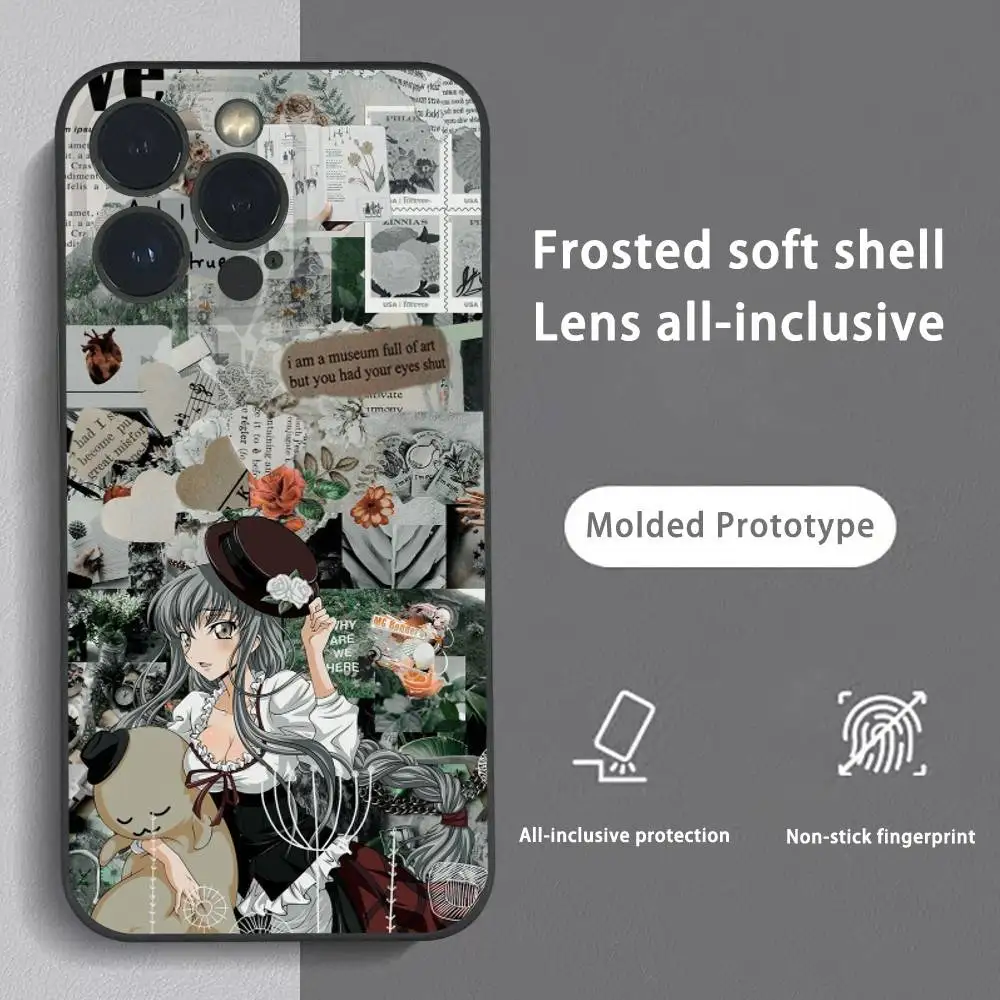 Lelouch Rebellion C-Code Geass Phone Case For IPhone 16 15 14 13 Pro Max Plus Mini Frosted Soft Shell Funda
Lelouch Rebellion C-Code Geass Phone Case For IPhone 16 15 14 13 Pro Max Plus Mini Frosted Soft Shell Funda
