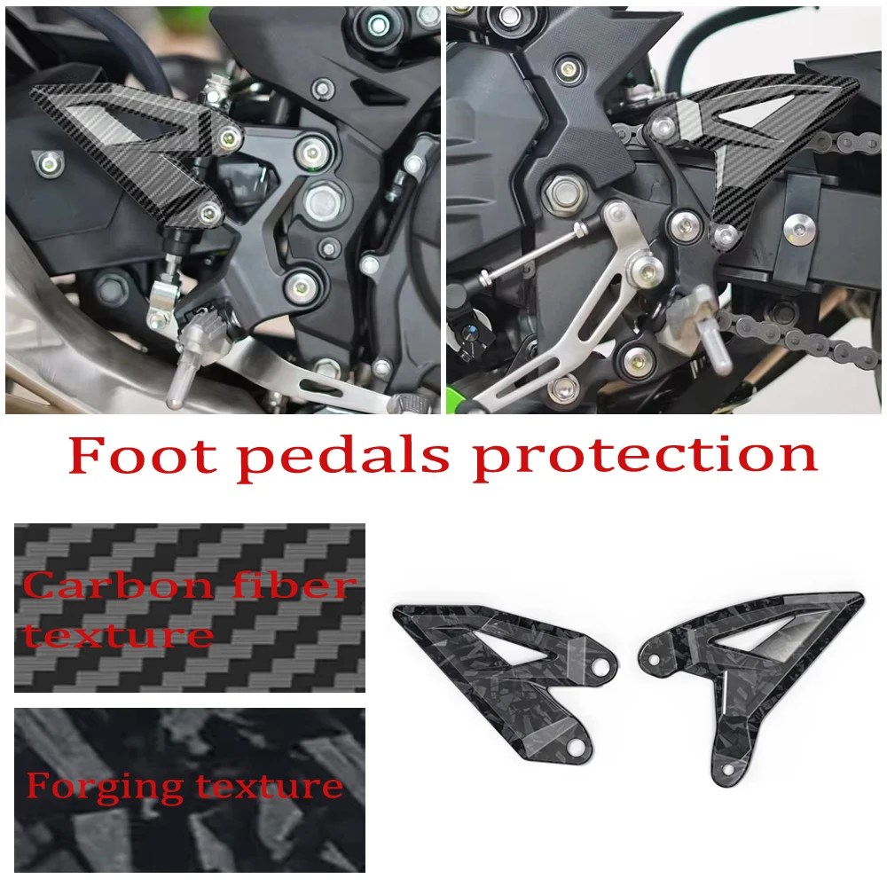 Motorcycle Foot Pedal Heel Guard for Kawasaki Ninja 400 2018-2024 / Z400 2019-2024 Motorcycle pedal heel side protection+
Motorcycle Foot Pedal Heel Guard for Kawasaki Ninja 400 2018-2024 / Z400 2019-2024 Motorcycle pedal heel side protection+