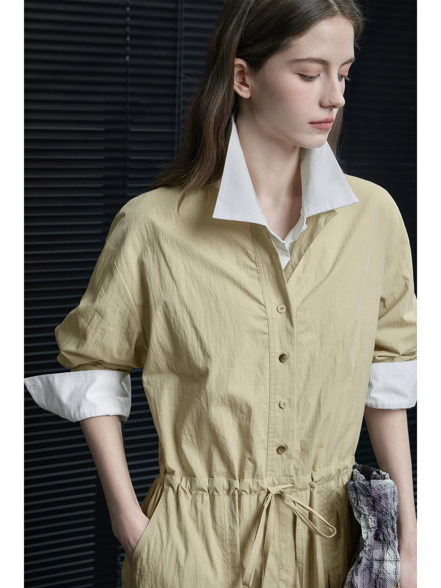 Loose Women's Workwear Jumpsuit Spring 2026 Dstring Design Casual Comfortable Cotton Blend Street Sle High Waist
Loose Women's Workwear Jumpsuit Spring 2026 Dstring Design Casual Comfortable Cotton Blend Street Sle High Waist