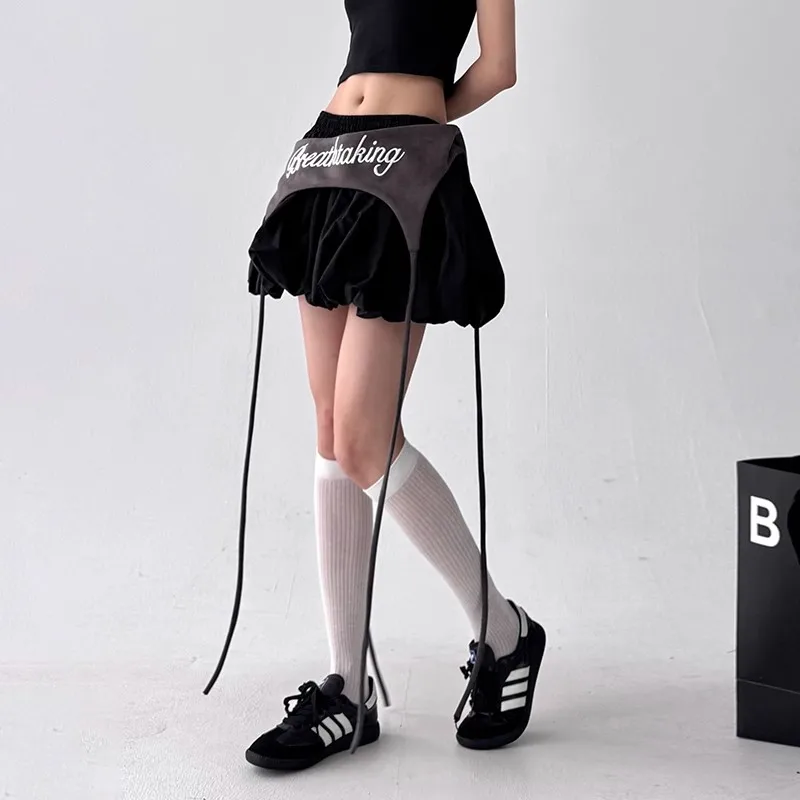 Off2025 Summer New Retro Spicy Girl Color Blo Belted Silhouette Puffy ort f Skirt Women's Velvet Fabric Bicycle Riding
Off2025 Summer New Retro Spicy Girl Color Blo Belted Silhouette Puffy ort f Skirt Women's Velvet Fabric Bicycle Riding
